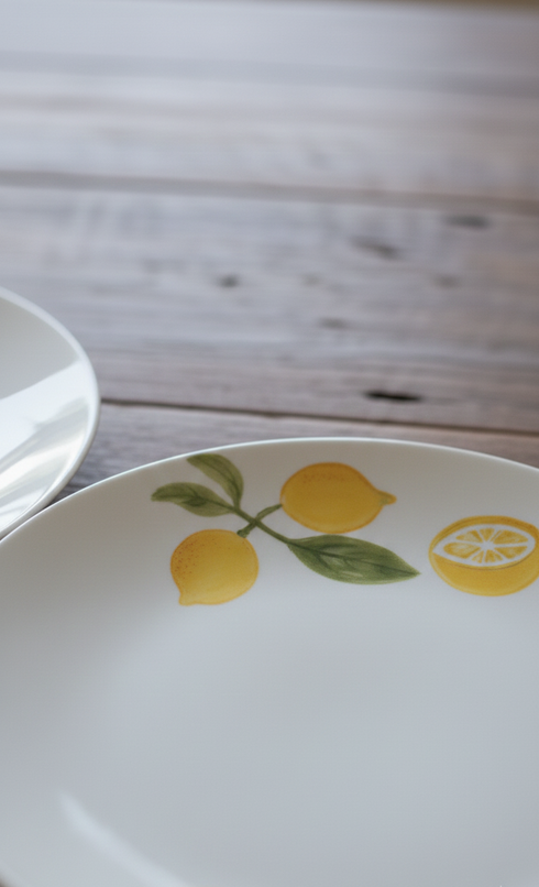 Lemon plates ( set of six )