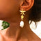 Pearl earrings