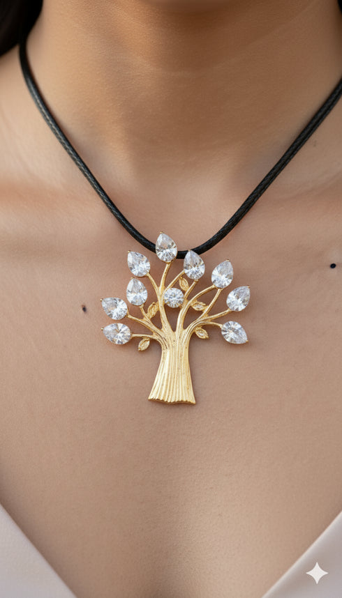Golden Tree Necklace