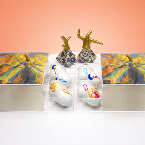 Double box & tray set