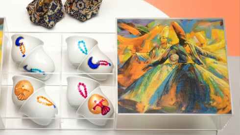 Double box & tray set