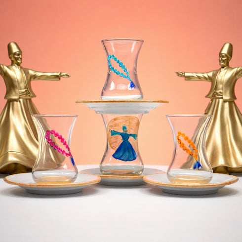 Dervish tea set ( set of six )
