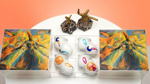 Double box & tray set