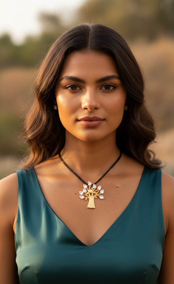 Golden Tree Necklace