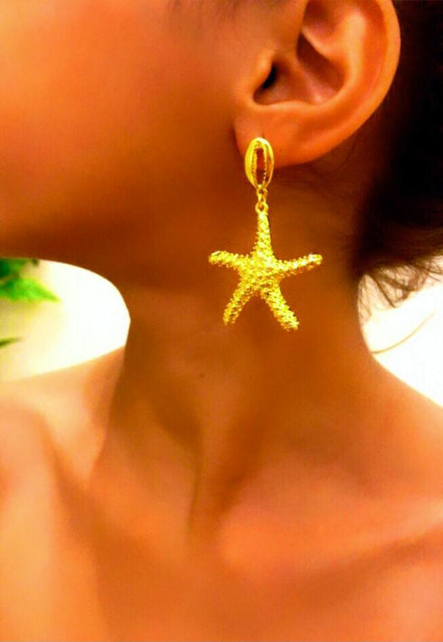Sunlit Star earrings