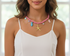 Twisted pink Necklace