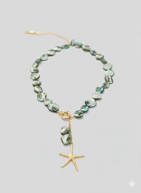 Marble Green Necklace