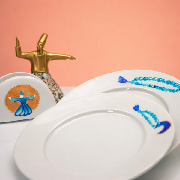 Misbaha dessert plates ( set of six )